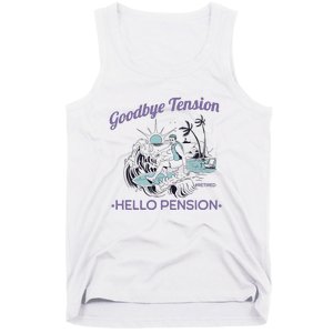 Funny Retired Retirement Gift Goodbye Tension Tank Top