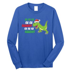 Fa Ra Ra Rawr Funny Dinosaur Christmas Gift Long Sleeve Shirt