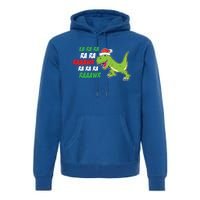 Fa Ra Ra Rawr Funny Dinosaur Christmas Gift Premium Hoodie