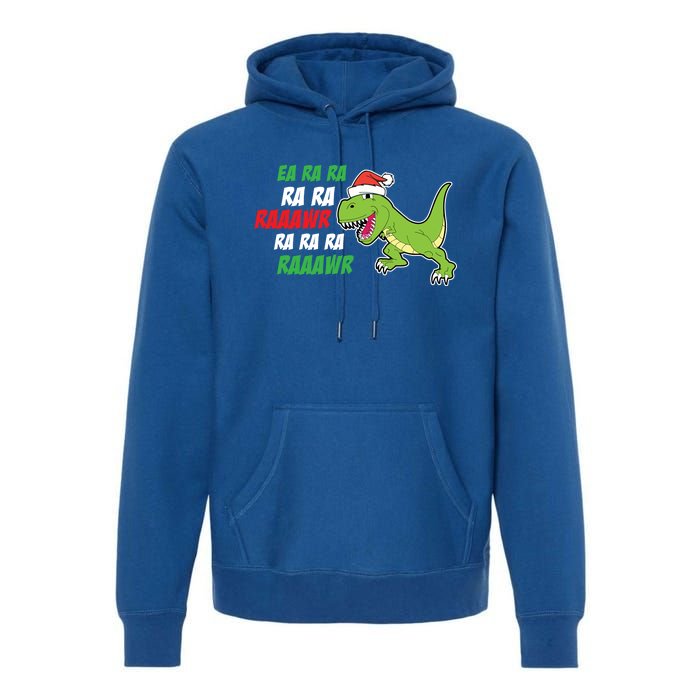 Fa Ra Ra Rawr Funny Dinosaur Christmas Gift Premium Hoodie