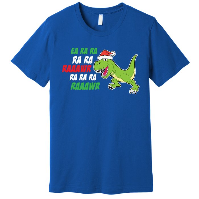 Fa Ra Ra Rawr Funny Dinosaur Christmas Gift Premium T-Shirt