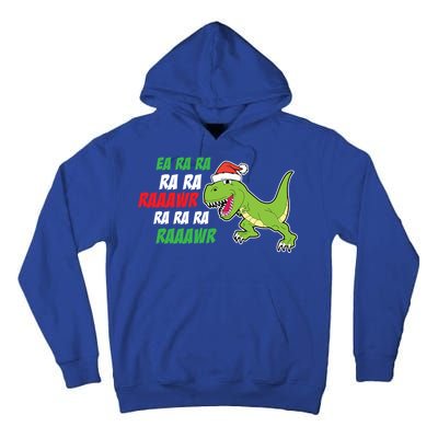 Fa Ra Ra Rawr Funny Dinosaur Christmas Gift Tall Hoodie