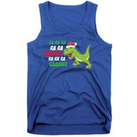 Fa Ra Ra Rawr Funny Dinosaur Christmas Gift Tank Top