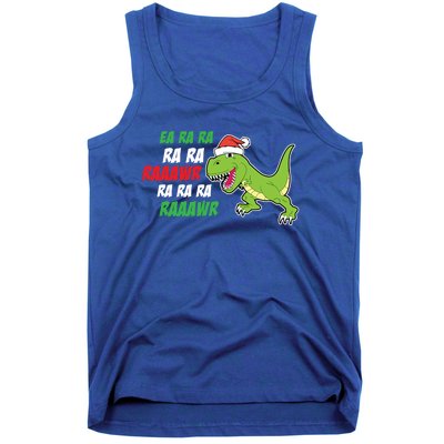 Fa Ra Ra Rawr Funny Dinosaur Christmas Gift Tank Top