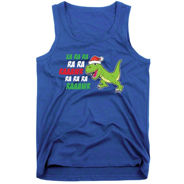 Fa Ra Ra Rawr Funny Dinosaur Christmas Gift Tank Top