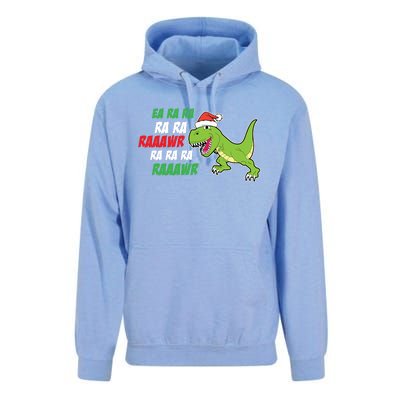 Fa Ra Ra Rawr Funny Dinosaur Christmas Gift Unisex Surf Hoodie