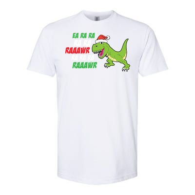 Fa Ra Ra Rawr Funny Dinosaur Christmas Gift Softstyle CVC T-Shirt