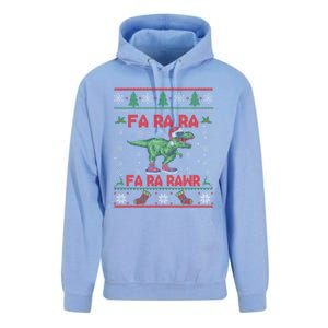 Fa Ra Ra Rawr Funny Christmas Sweater Santa Tgiftrex Dinosaur Gift Unisex Surf Hoodie