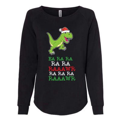 Fa Ra Ra Rawr Funny Dinosaur Christmas Gift Womens California Wash Sweatshirt