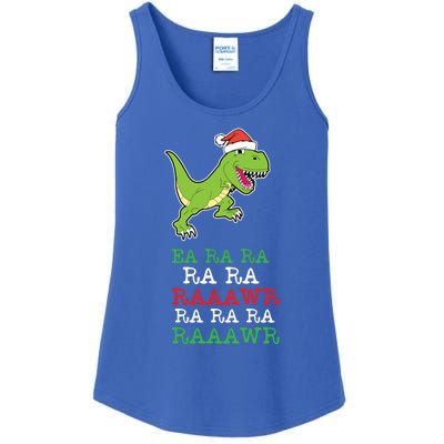 Fa Ra Ra Rawr Funny Dinosaur Christmas Gift Ladies Essential Tank