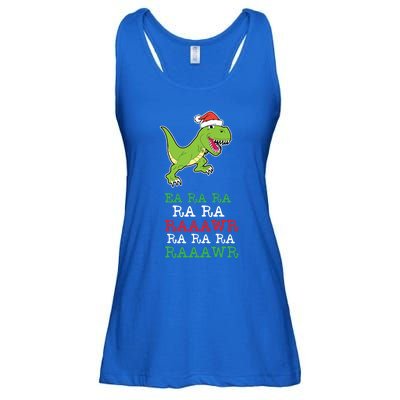 Fa Ra Ra Rawr Funny Dinosaur Christmas Gift Ladies Essential Flowy Tank