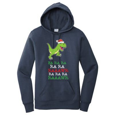 Fa Ra Ra Rawr Funny Dinosaur Christmas Gift Women's Pullover Hoodie