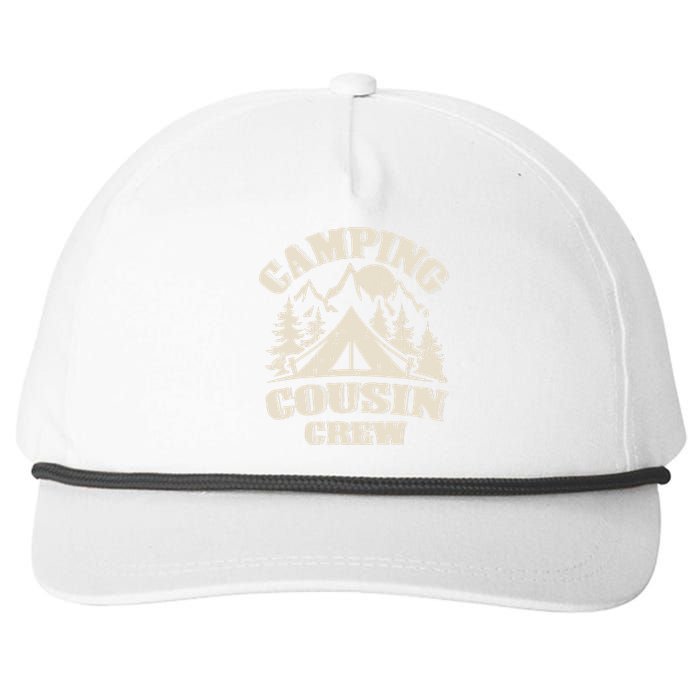 Family Reunion Road Trip Matching Group Camping Snapback Five-Panel Rope Hat