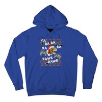 Fa Ra Ra Rawr Rawr Christmas Dinosaurs Xmas Pajamas Gift Hoodie