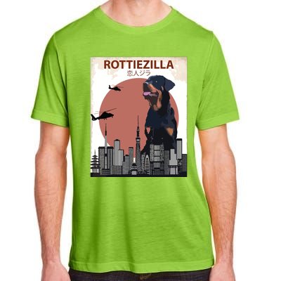 Funny Rottweiler Rottie Dog Lovers Gift Adult ChromaSoft Performance T-Shirt