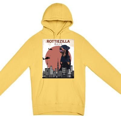 Funny Rottweiler Rottie Dog Lovers Gift Premium Pullover Hoodie