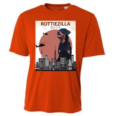 Funny Rottweiler Rottie Dog Lovers Gift Cooling Performance Crew T-Shirt