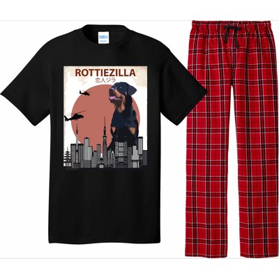 Funny Rottweiler Rottie Dog Lovers Gift Pajama Set