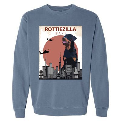 Funny Rottweiler Rottie Dog Lovers Gift Garment-Dyed Sweatshirt