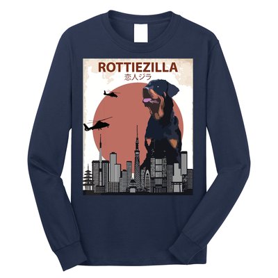 Funny Rottweiler Rottie Dog Lovers Gift Long Sleeve Shirt