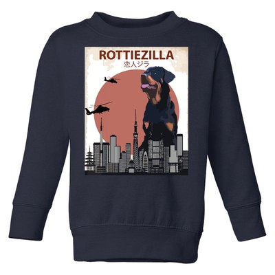 Funny Rottweiler Rottie Dog Lovers Gift Toddler Sweatshirt