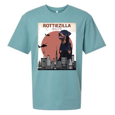 Funny Rottweiler Rottie Dog Lovers Gift Sueded Cloud Jersey T-Shirt