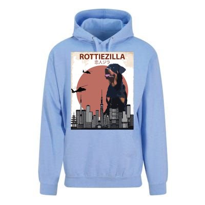 Funny Rottweiler Rottie Dog Lovers Gift Unisex Surf Hoodie