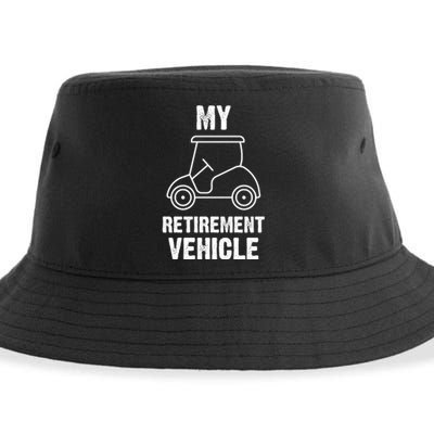 Funny Retirement Retired Golf Gift Sustainable Bucket Hat