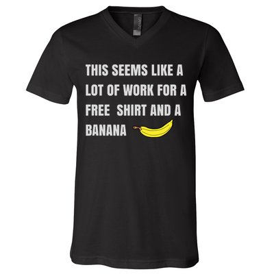 Funny Running Race For Runners And Half Marathon V-Neck T-Shirt