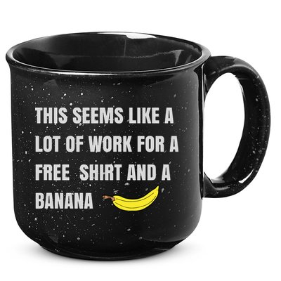 Funny Running Race For Runners And Half Marathon 15oz Campfire Ceramic Mug