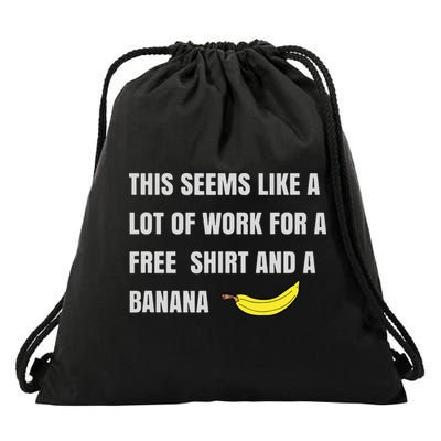 Funny Running Race For Runners And Half Marathon Drawstring Bag