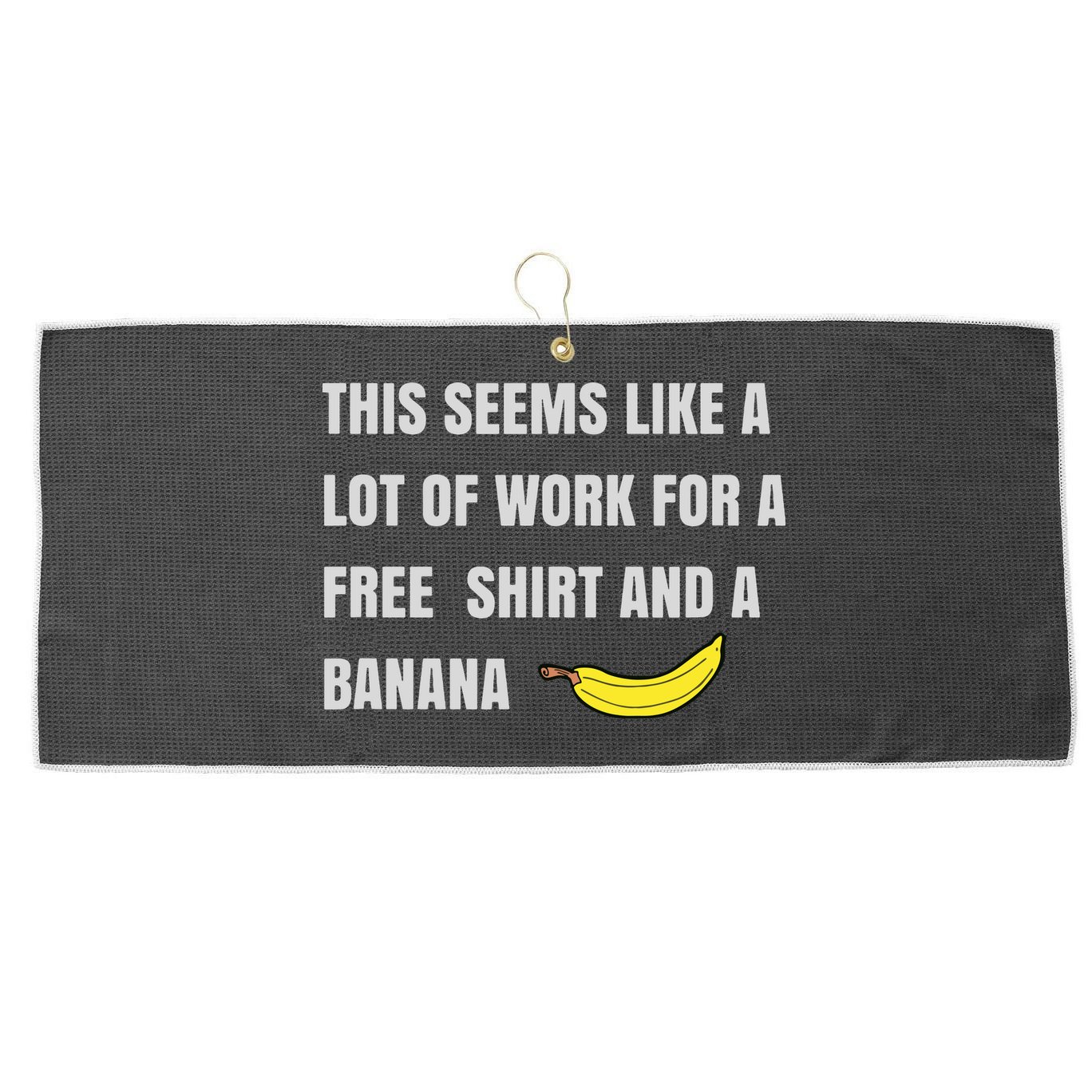 Funny Running Race For Runners And Half Marathon Large Microfiber Waffle Golf Towel