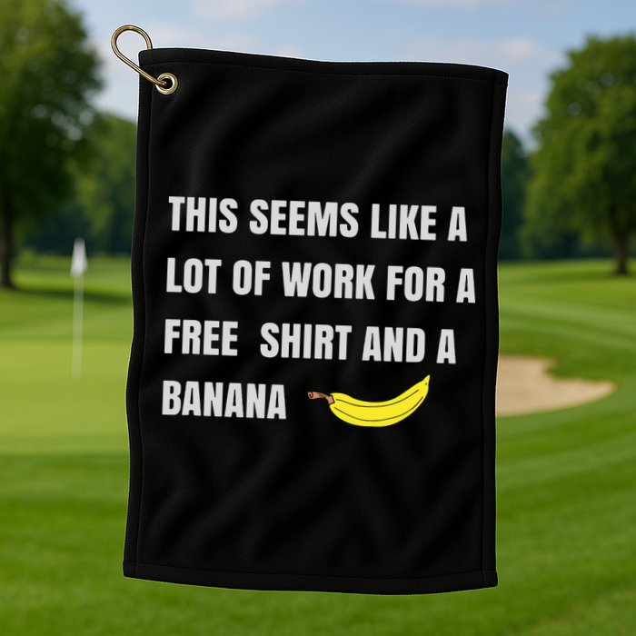 Funny Running Race For Runners And Half Marathon Golf Towel