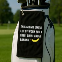 Funny Running Race For Runners And Half Marathon Golf Towel