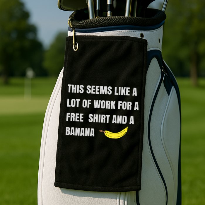 Funny Running Race For Runners And Half Marathon Golf Towel