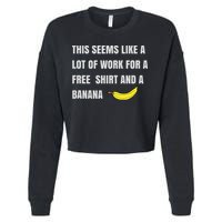 Funny Running Race For Runners And Half Marathon Cropped Pullover Crew