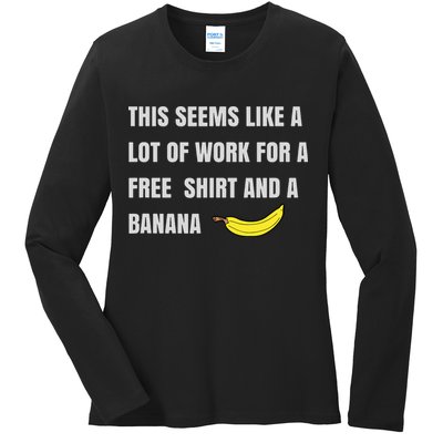 Funny Running Race For Runners And Half Marathon Ladies Long Sleeve Shirt