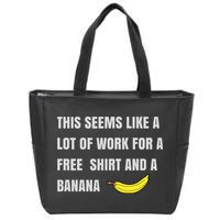 Funny Running Race For Runners And Half Marathon Zip Tote Bag