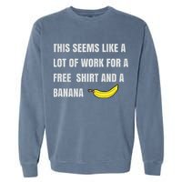 Funny Running Race For Runners And Half Marathon Garment-Dyed Sweatshirt