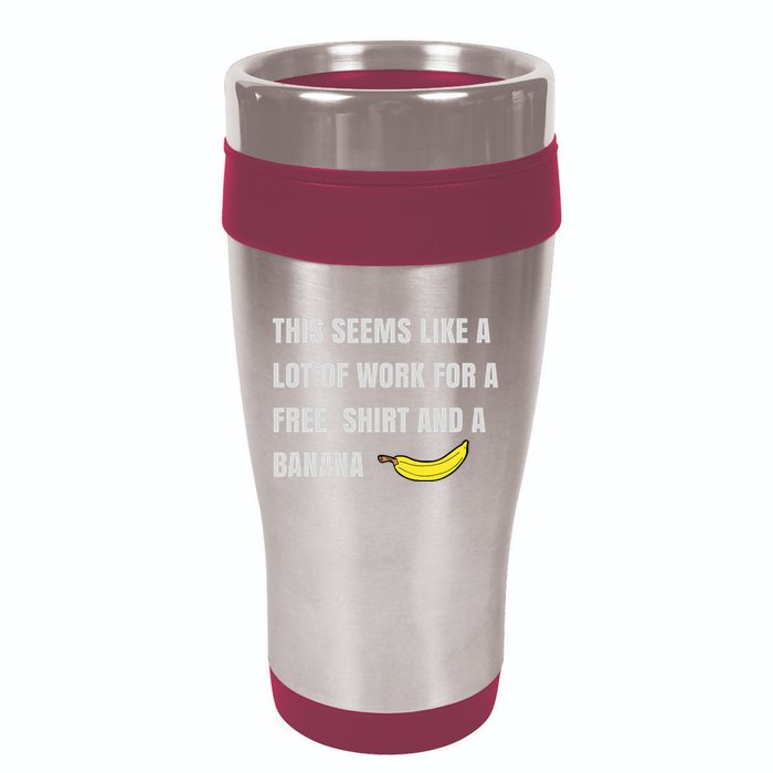 Funny Running Race For Runners And Half Marathon 16oz Travel Tumbler