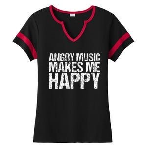 Funny Rockn Roll Saying For A Hard Rock Music Fan Ladies Halftime Notch Neck Tee