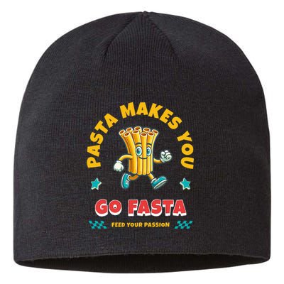 Funny Running Runner Track Pasta Trail Sprinter Go Faster Sustainable Beanie