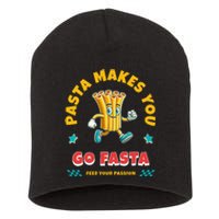 Funny Running Runner Track Pasta Trail Sprinter Go Faster Short Acrylic Beanie