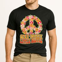 Funny Retro Sixties 60's Stay Trippy Little Hippie Peace Cooling Performance Crew T-Shirt