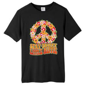 Funny Retro Sixties 60's Stay Trippy Little Hippie Peace Tall Fusion ChromaSoft Performance T-Shirt