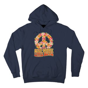 Funny Retro Sixties 60's Stay Trippy Little Hippie Peace Hoodie