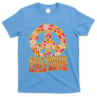Funny Retro Sixties 60's Stay Trippy Little Hippie Peace T-Shirt