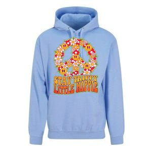 Funny Retro Sixties 60's Stay Trippy Little Hippie Peace Unisex Surf Hoodie