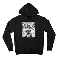 Funny Reindeer Selfie Christmas Hoodie