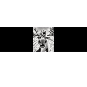 Funny Reindeer Selfie Christmas Bumper Sticker